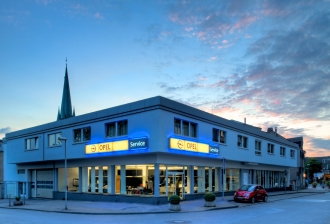 Außenansicht Service