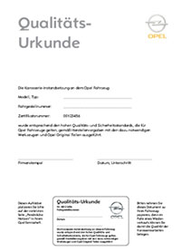 Qualitaetsurkunde
